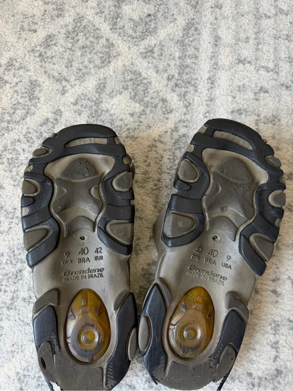 Grendene Brown Sport Comfort Slide Sandals